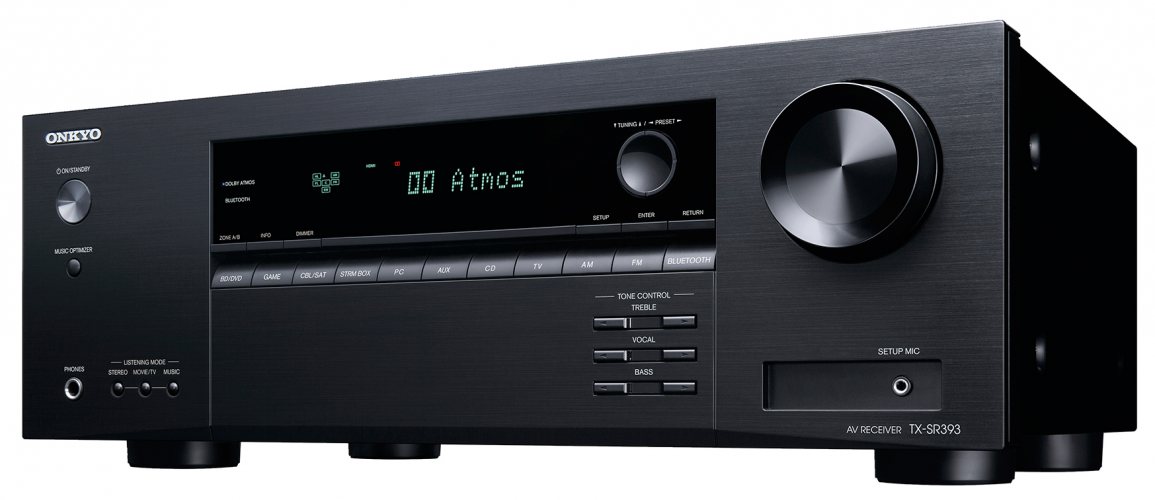 Onkyo TX-SR393 (Black)